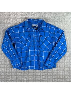 Dixxon Brentwood Cropped Flannel Shirt Women’s Small